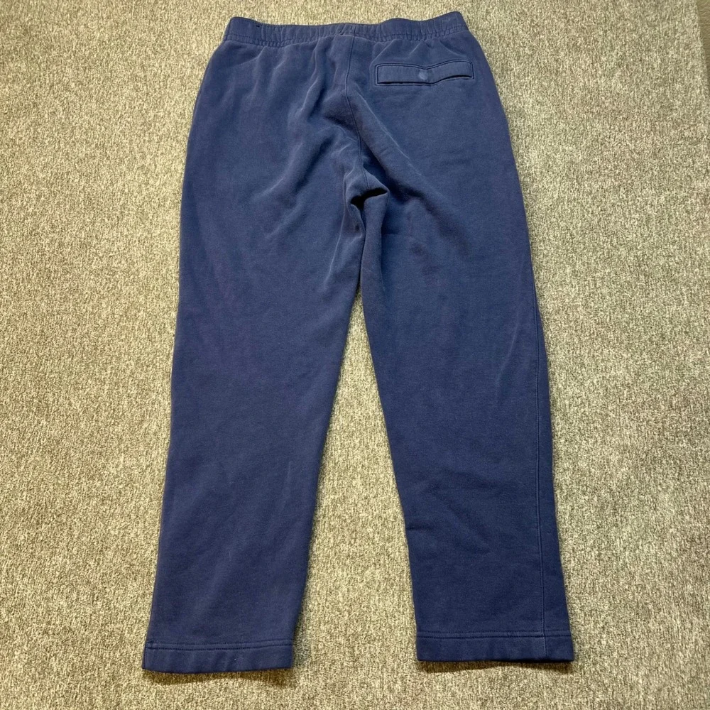 Nike Mens Club Fleece Sweatpants Navy Blue‎ Embroidered Logo Joggers Size M